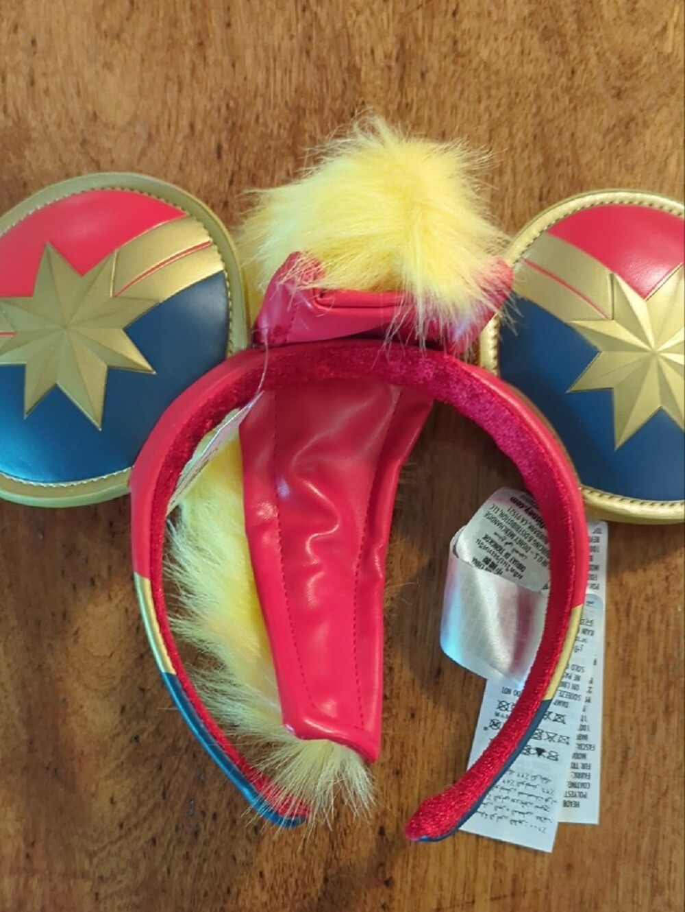 Disney Parks  Captain Marvel ear Headband Brand New - Picture 3 of 12